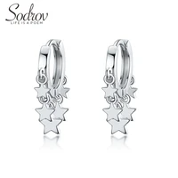 sodrov 2020 trend unusual earrings silver 925 earring for women earrings star hoop earrings silver earrings 2021 trend