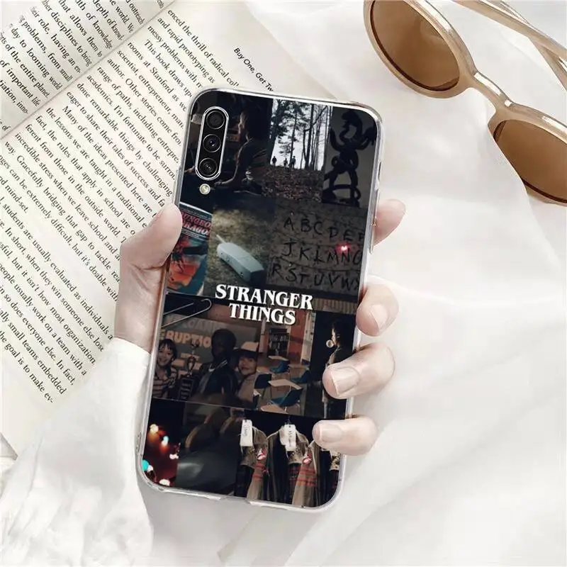 

Stranger Things Christmas Phone Case Transparent for Samsung A71 S9 10 20 HUAWEI p30 40 honor 10i 8x xiaomi note 8 Pro 10t 11