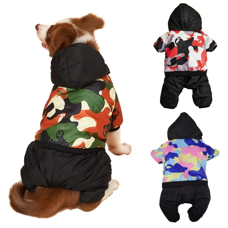 

Winter Clothes Dog Clothes French Bulldog Camouflage Costumes For Dog Warm Snow Down Jacket Coat For Small Medium Dog Pet Clothe