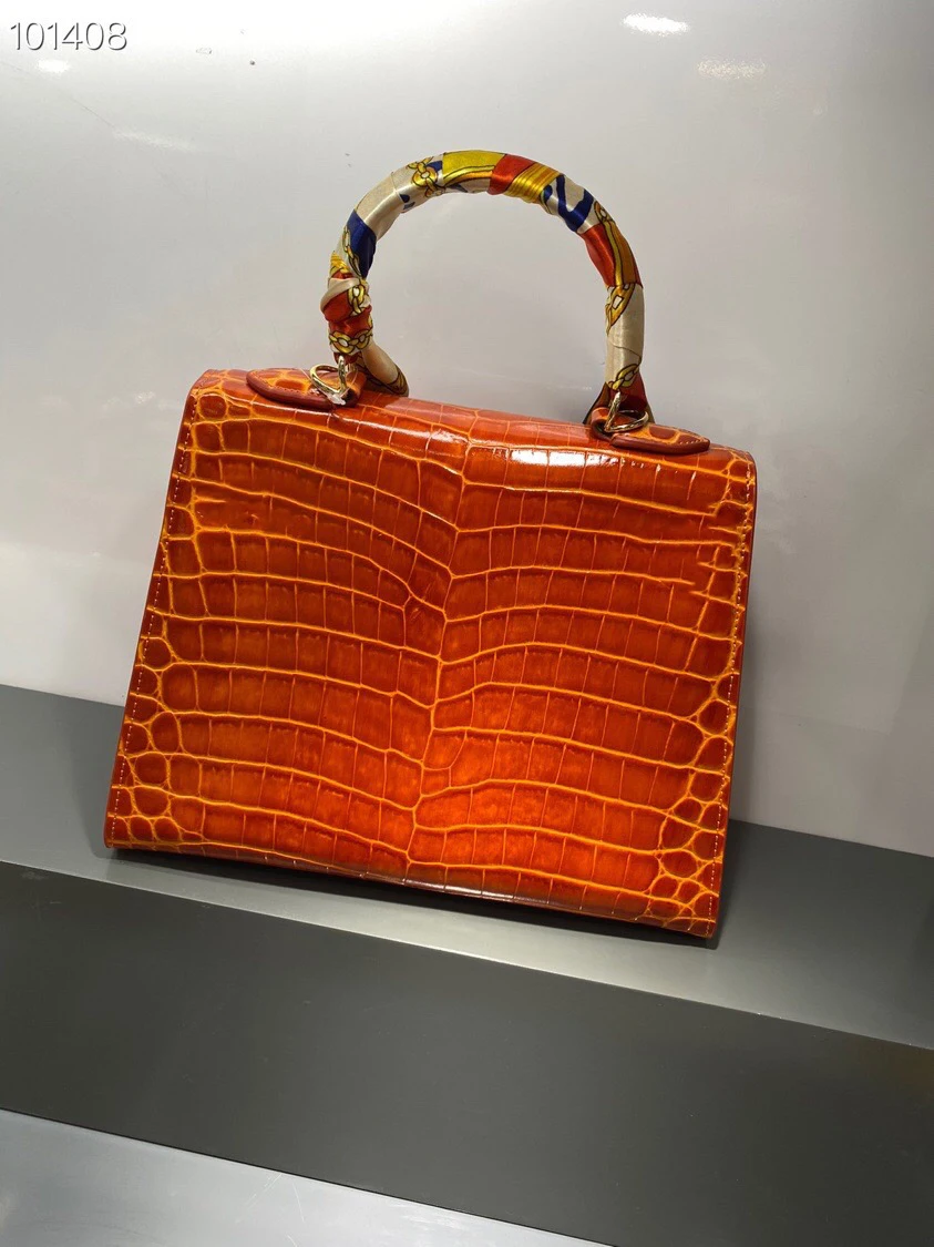 

free shipping 2020 the new style nice alligator genuine cow leather women handbag one shoulder bag crossbody bag 7color 2size