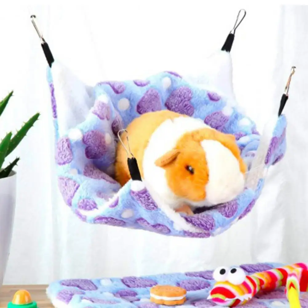 1 комплект уютный гамак для хомяка с крючками кровать домашнего животного гнездо