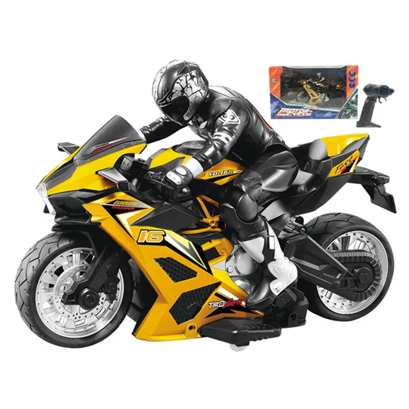 RC трюк мотоцикл 2 4 ГГц 3D вращение флип дрифт электрический пульт дистанционного