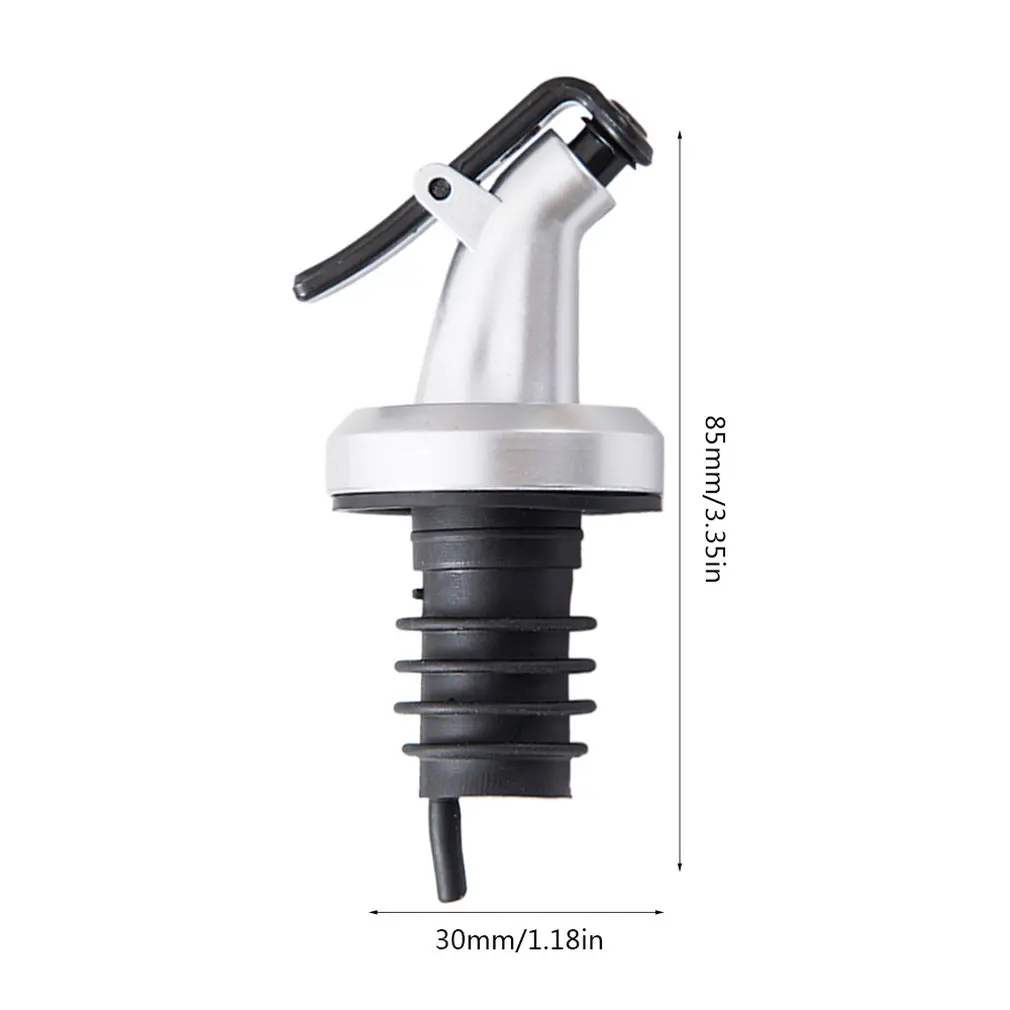 

5pcs Wine Bottle Pourer Nozzle Wine Stoppers Olive Oil Cork Dispenser Mouth Spout Pourer Flow Part Kitchen Bar Accessory