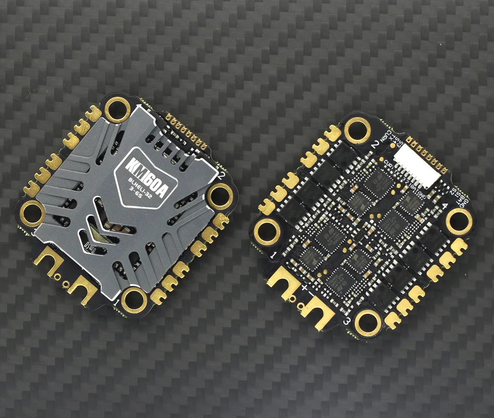 Фото SKYSTARS 60A с диагональю экрана 3-6S 4in1 ESC BLHeli-32 ESC Скорость плата контроллера Dshot600 DShot1200 Lipo для FPV гоночный Квадрокоптер №5