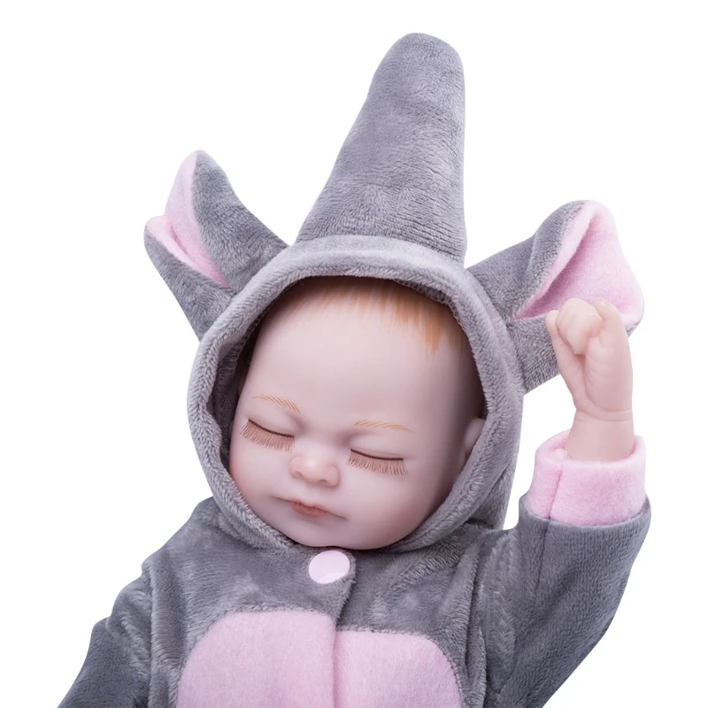 

10 Inch Looking Lifelike Realistic Baby Silicone Newborn Care Soft Body Toy