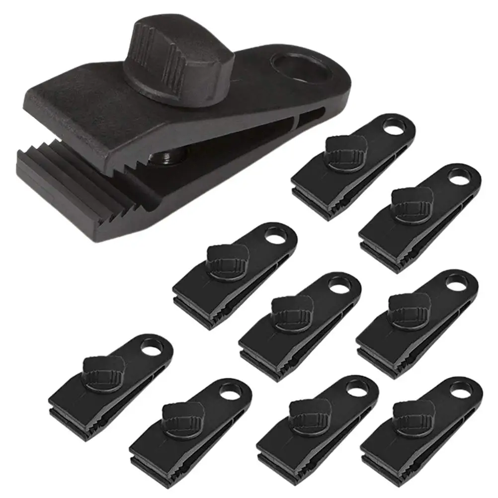 

10PCS Tarpaulin Clip Tents Clip Portable Awning Clamp for Boat Cover Awning Hiking Camping Survival Tighten Tool Dropshipping