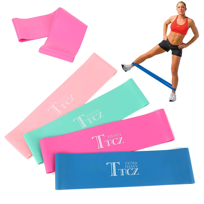 RESISTANCE BAND LOOP SINGLE-Rumah Latihan Latihan Glutes Yoga Pilates Resistance Band Portable Alat Fitness