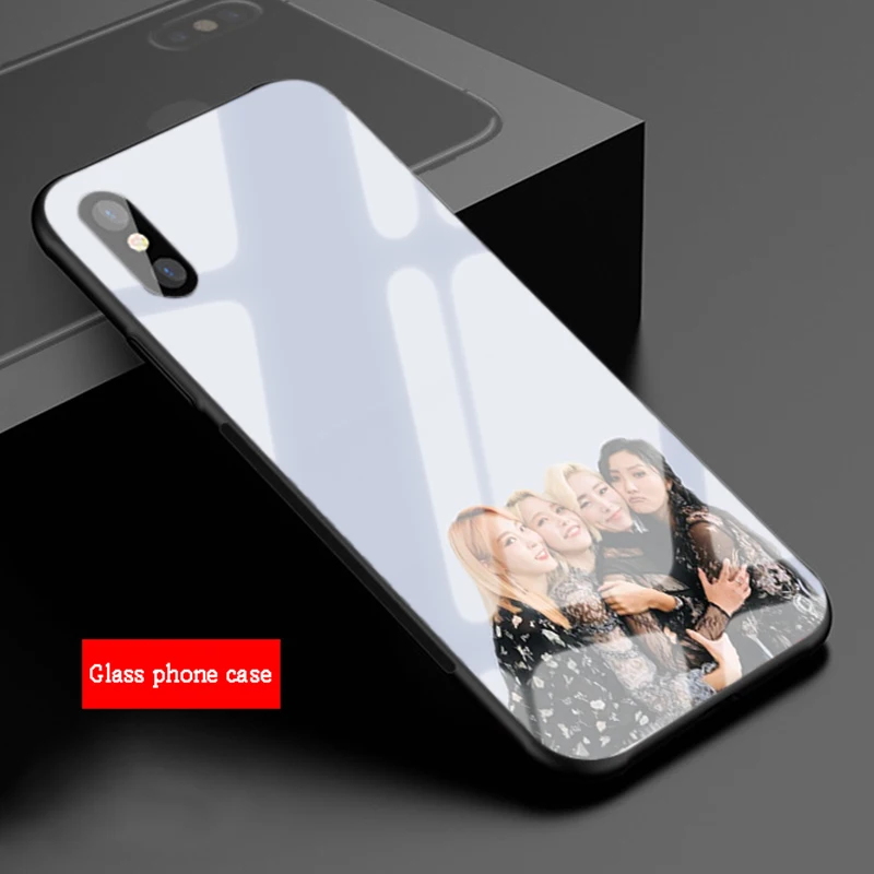 Чехол для телефона MAMAMOO из закаленного стекла iphone 12 11 Pro Max 5 6 7 8 X XS XR XSMax 12Pro |