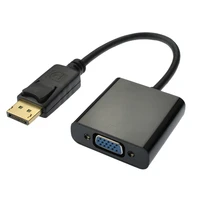 displayport display port dp to vga adapter cable portable male to female converter for pc computer laptop hdtv projector