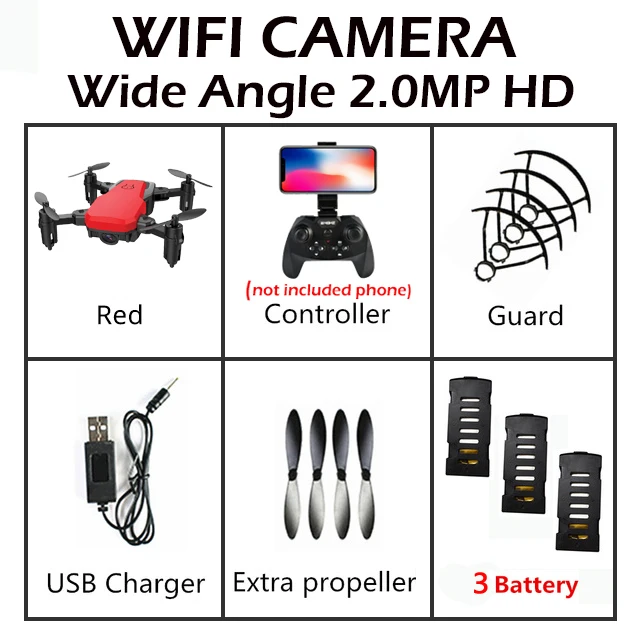 2.0MP Wide Angle 3B SG800 Дрон 2,4G FPV мини селфи Дрон RTF с Wifi камерой HD микро Радиоуправляемый квадрокоптер VS S9 S9W E58 E61 Дрон - Цвет: 2.0MP Wide Angle 3B