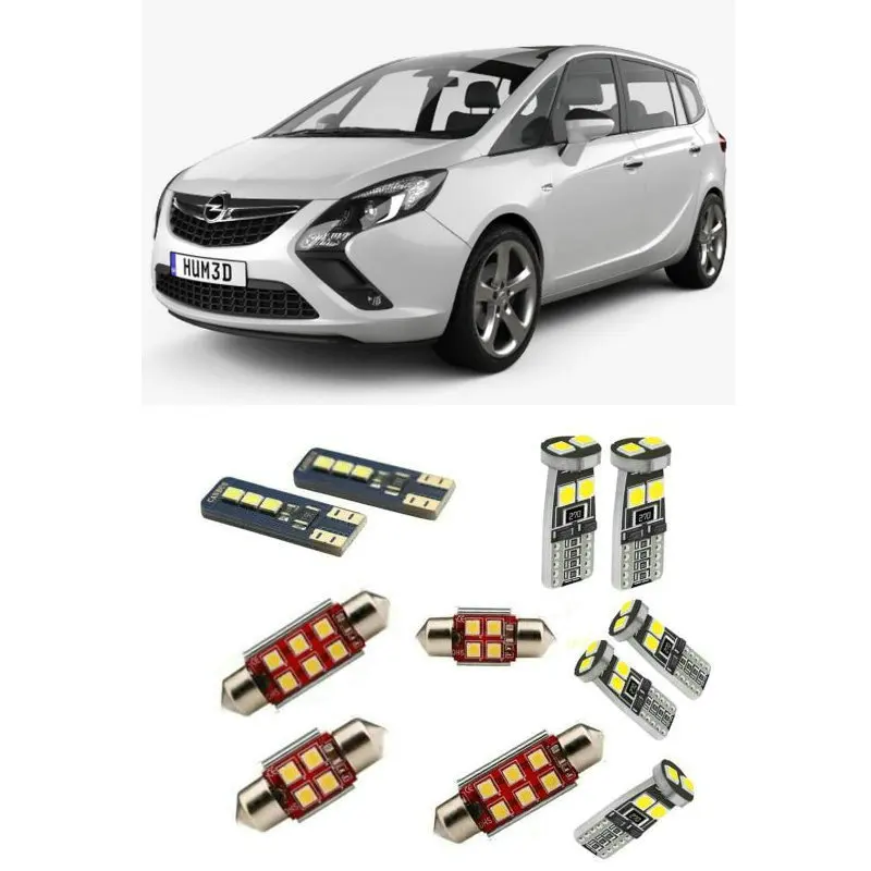 

Автомобильные аксессуары, аксессуары для Opel Zafira C 2011-2019, без ошибок, белый, 6000K, супер яркий