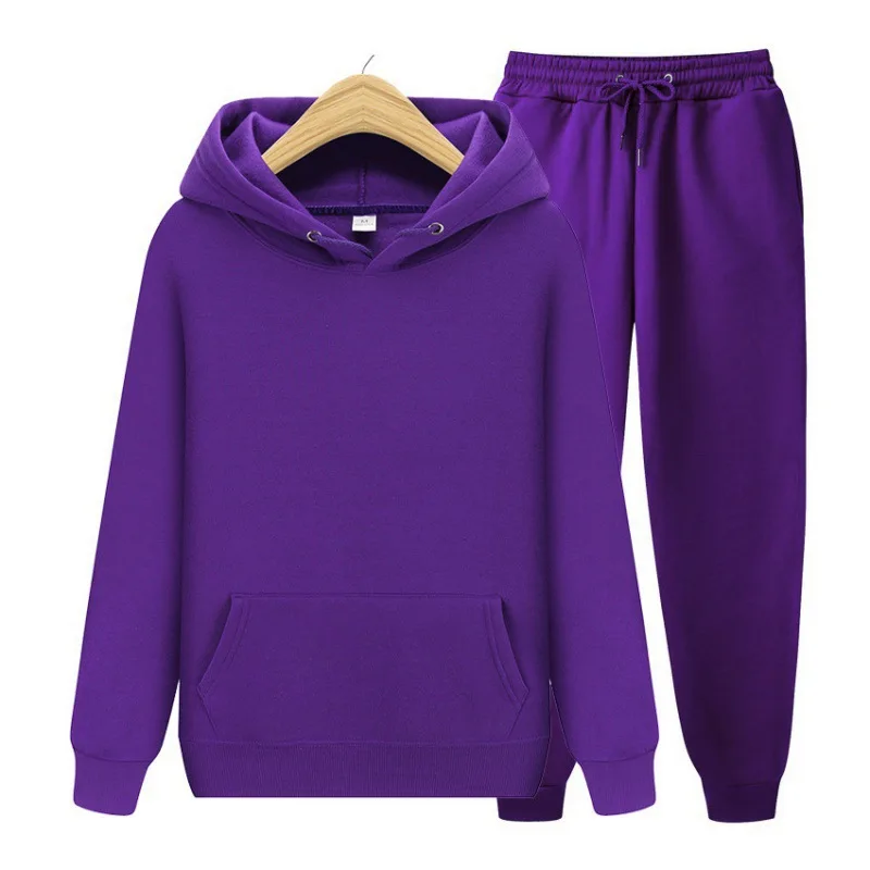 

2021 New Sweater Suit Men And Women Sportswear Clothes + Pants Two-piece Couple Suit PSTZF85-PSTZF88