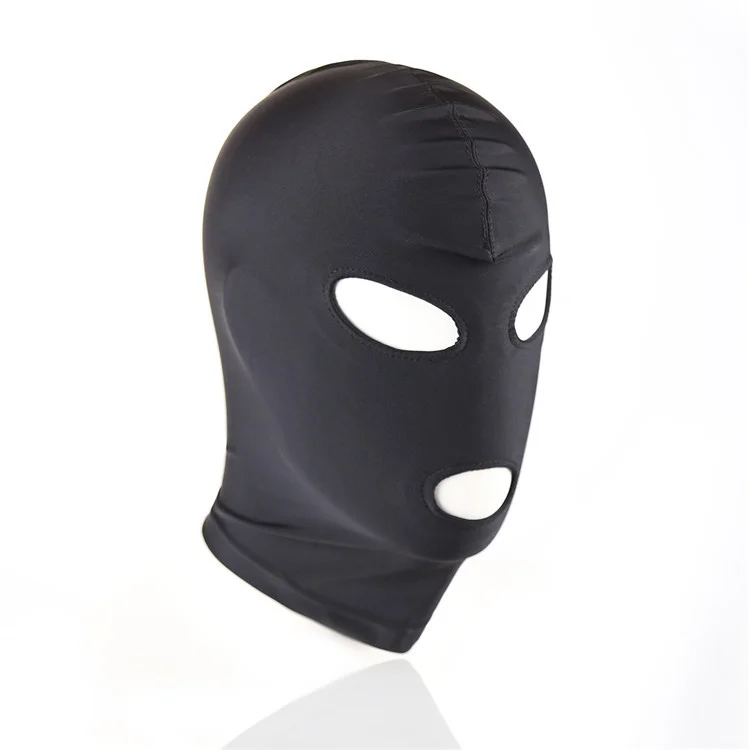 Sex Toy For BDSM Cosplay Games Alternative Guiding Adult Bondage Full Head Cover opened Eye Mouth Actor's Headgear Caps Mask |