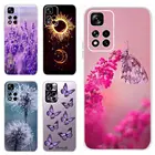 Чехол для Xiaomi Redmi Note 11 Pro, милый модный Мягкий силиконовый чехол-накладка для Xiaomi Redmi Note 11, 11S, 11T, бампер