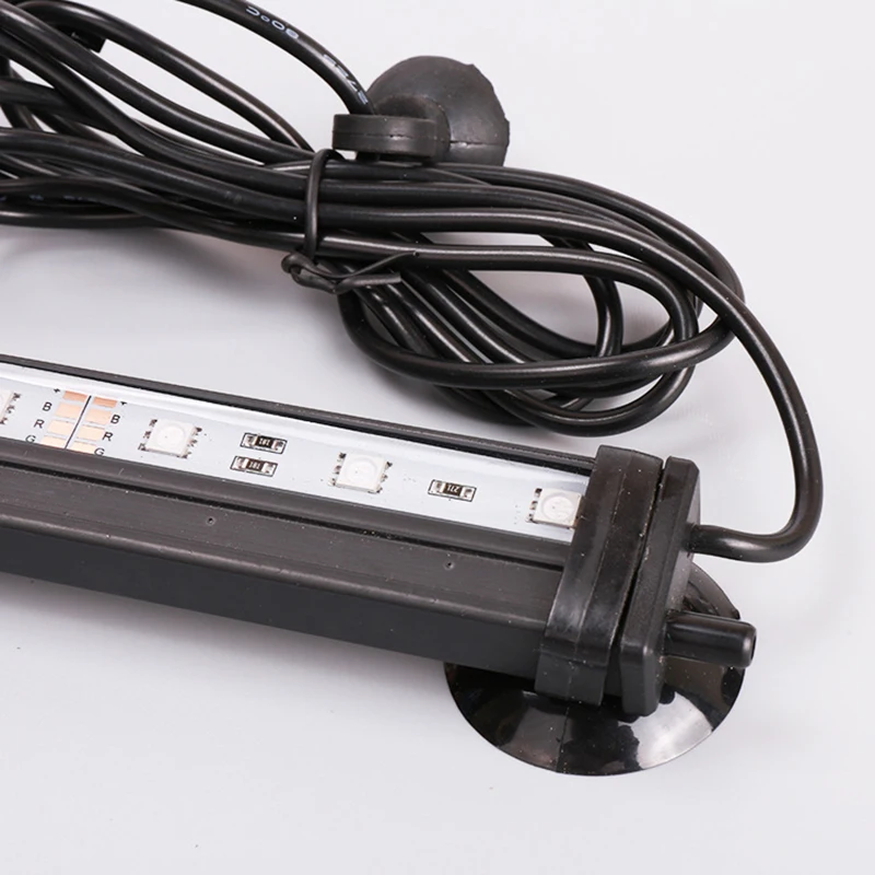 Светодиодная подводная лампа для аквариума погружной светильник с воздушными