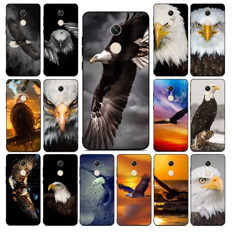 

MaiYaCa Bald Eagle Phone Case for Redmi Note 8 7 9 4 6 pro max T X 5A 3 10 lite pro