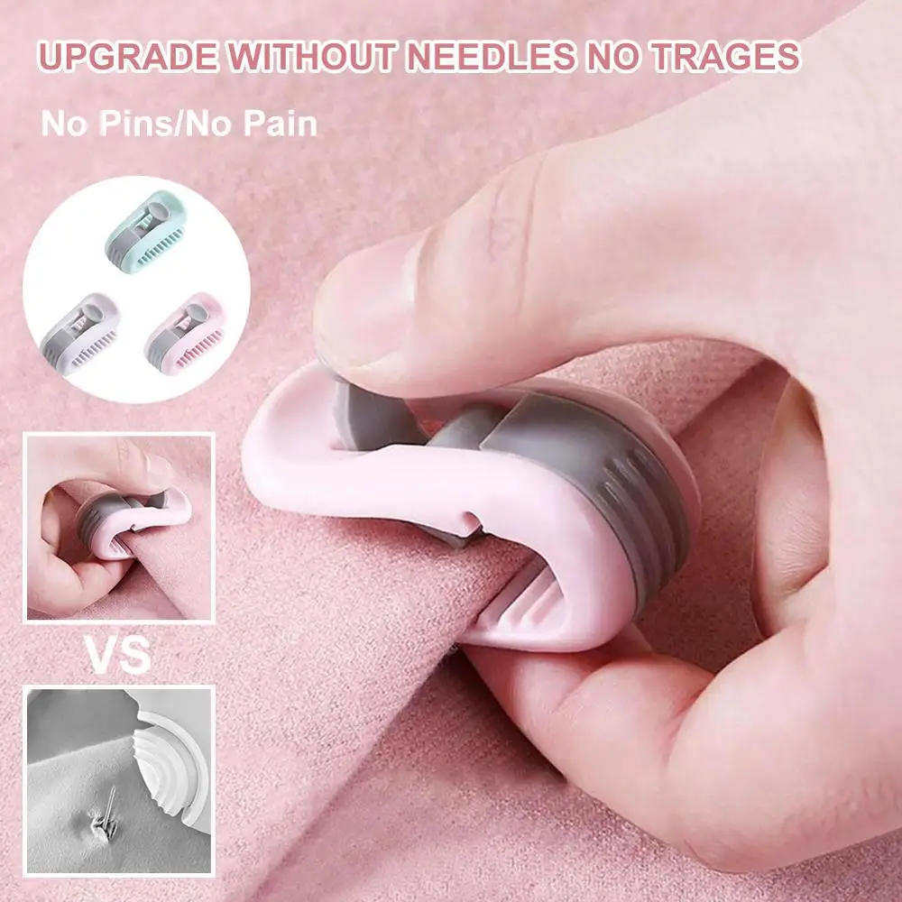 

6Pcs Quilt Blanket Clip No Needle Safety Invisible Bed Cover Sheet Holder Household Non-Slip Device Duvet Sheet Fixer Sleep
