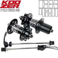 koozer 28 holes road bike hubs 6 pawls 72 clicks bike disc brake bicycle hub qr 8 9 10 11s thru axle 12100 12142mm cx420