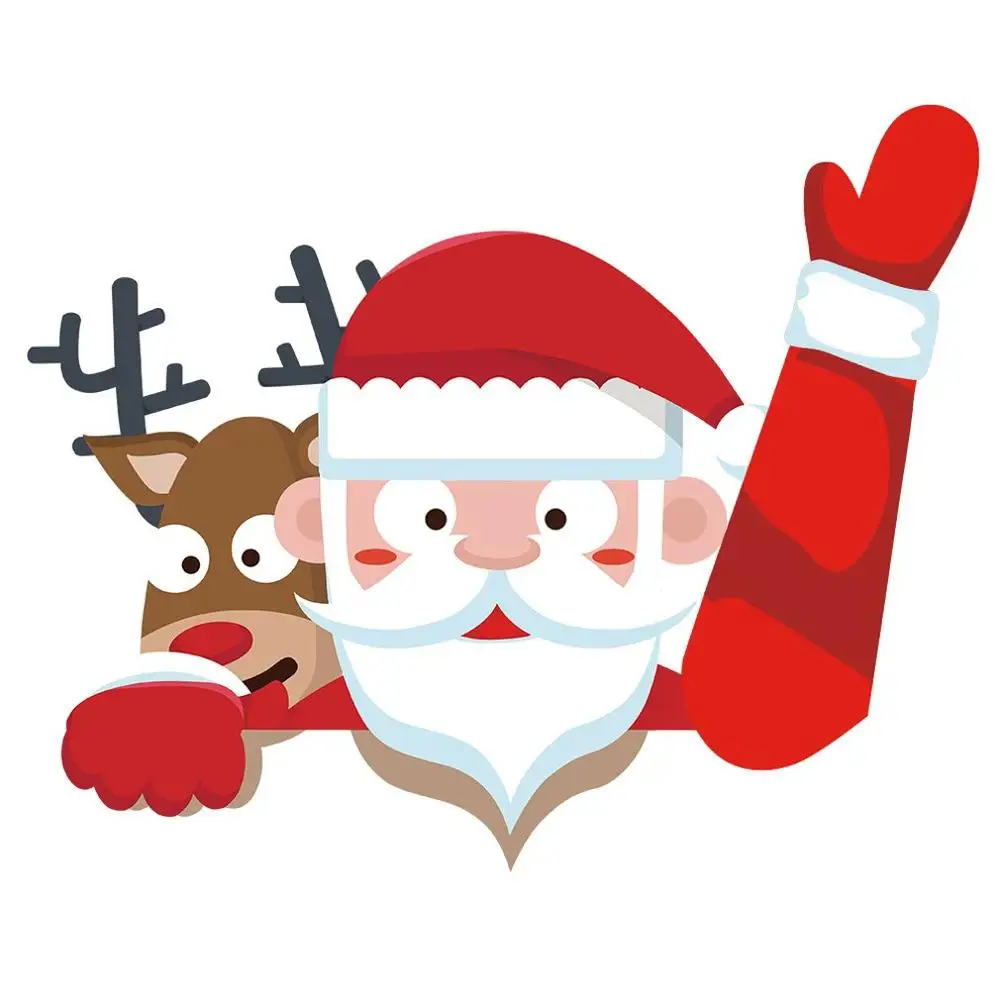

Christmas Series Car Rear Window Rear Windshield Wiper Stickers Detachable Car Windshield Wiper Stickers