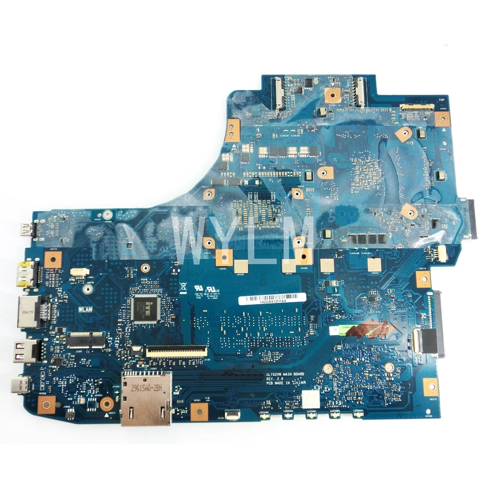 Материнская плата ROG GL752VW MB._ 0M/I7-6700HQ/AS GTX960M 2 ГБ для ноутбука Asus GL752V GL752 REV2.0 90NB0A40-R00010