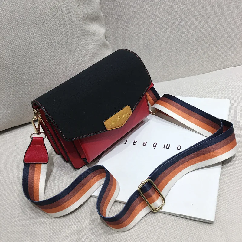 

Women's Broadband Shoulder Mini Bag 2020 Summer New Fashion Korean-Style Fairy All-match Messenger Bag Retro Square Sling Bag