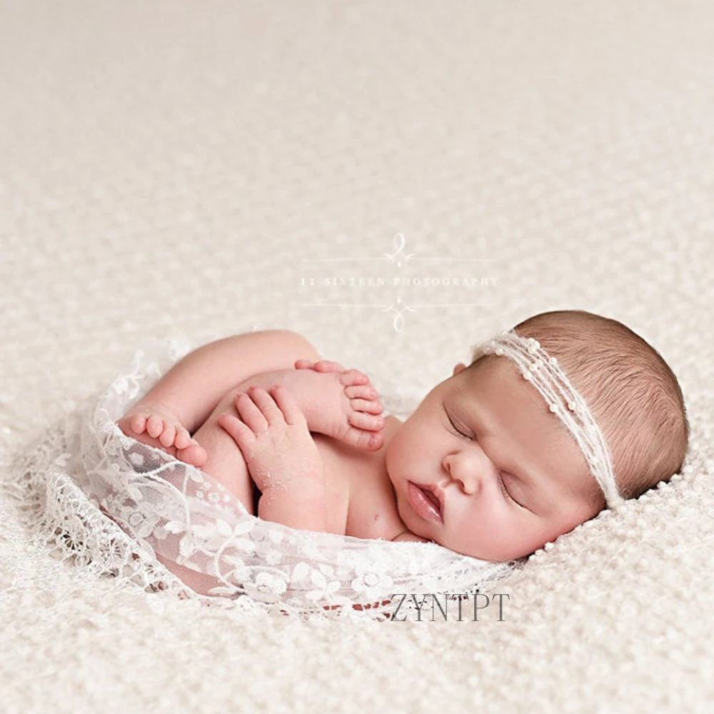 Tassels Lace Wrap For Newborn Photography Props Baby Girl Photo Shoot Accessories Flokati Fotografia Photoshoot Studio | Детская одежда