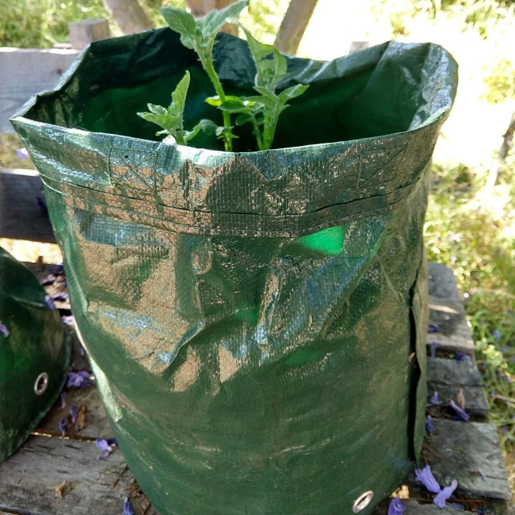 Выращивание картофеля Bag полиэтиленовый пакет для овощей лука растений с ручкой