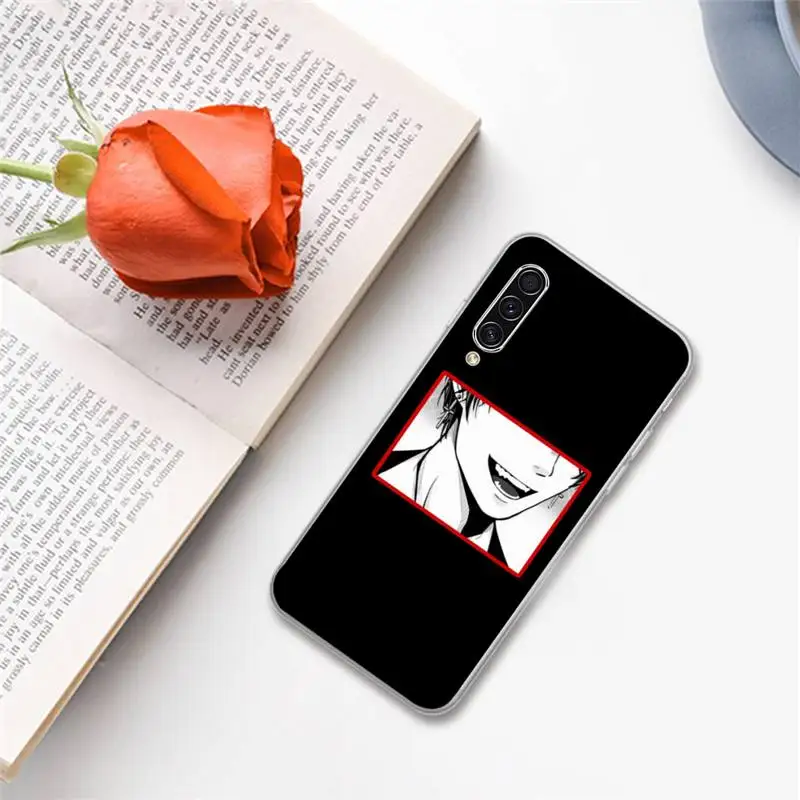 

Sad Japanese Anime high quality Phone Case For Samsung A S M Note 9 10 20 fe 21 71 30 ultra plus 5g 11 31 51 s