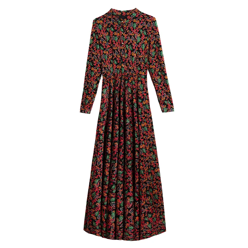 

2021 Vintage Plus Velvet Warm Thicken Knitting Cotton Dress Spring Winter Chic Plus Size Women Bodycon Party Runway Maxi Vestido