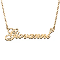 giovanni name tag necklace personalized pendant jewelry gifts for mom daughter girl friend birthday christmas party present
