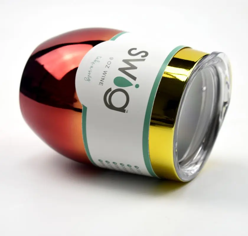 Портативный 12 унций чашка 304 из нержавеющей стали Tumber кружка с крышкой вина