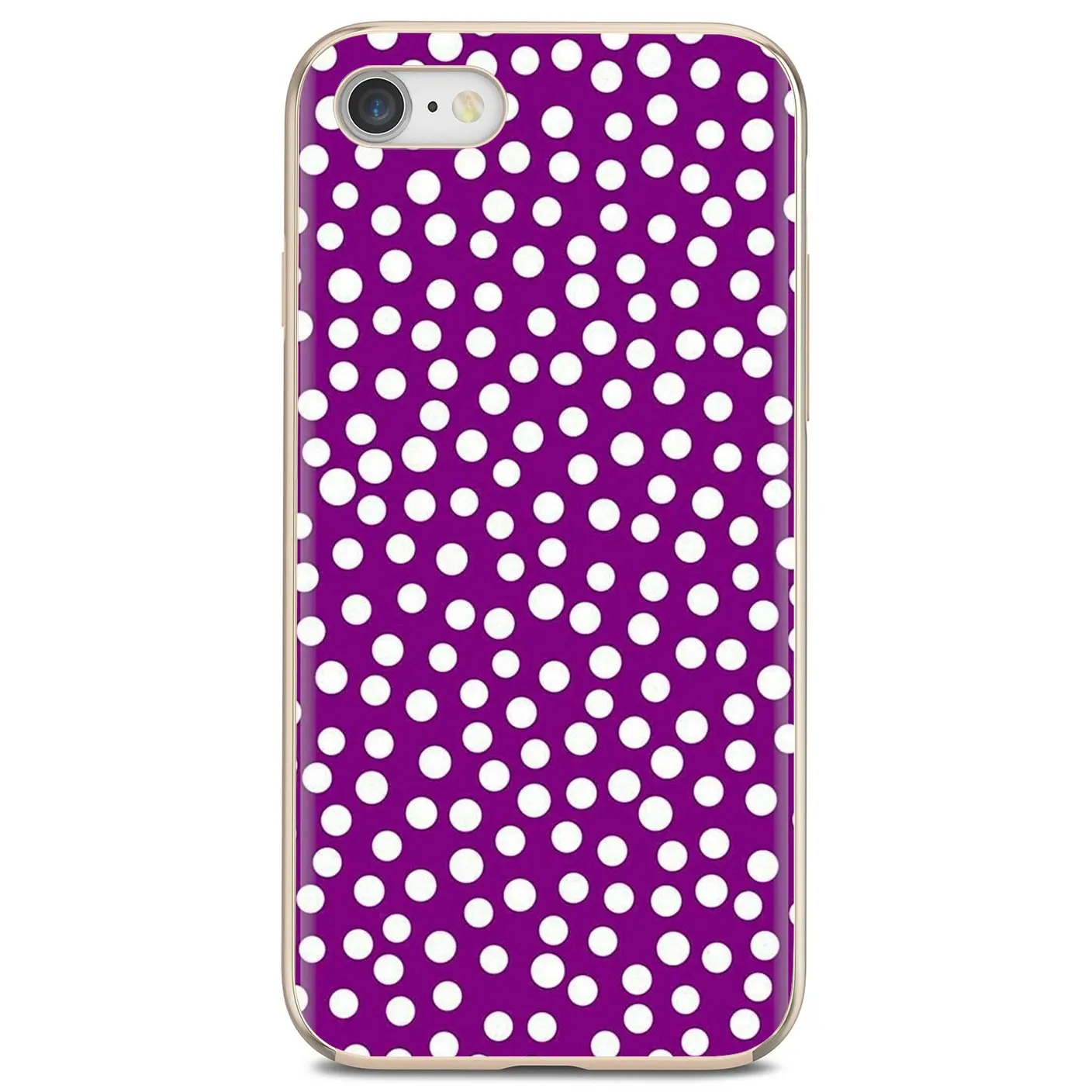 Тонкий силиконовый мягкий ТПУ чехол в горошек для телефона Samsung Galaxy A10 A30 A40 A50 A60 A70