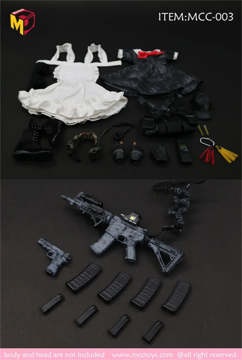 Черная камуфляжная горничная с рисунком питона Scale 1/6 подходит для
