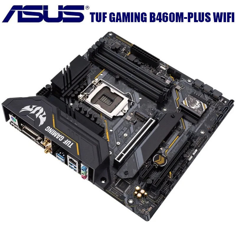 Материнские платы Asus TUF GAMING B460M-PLUS Wi-Fi материнская плата LGA 1200 10-го поколения