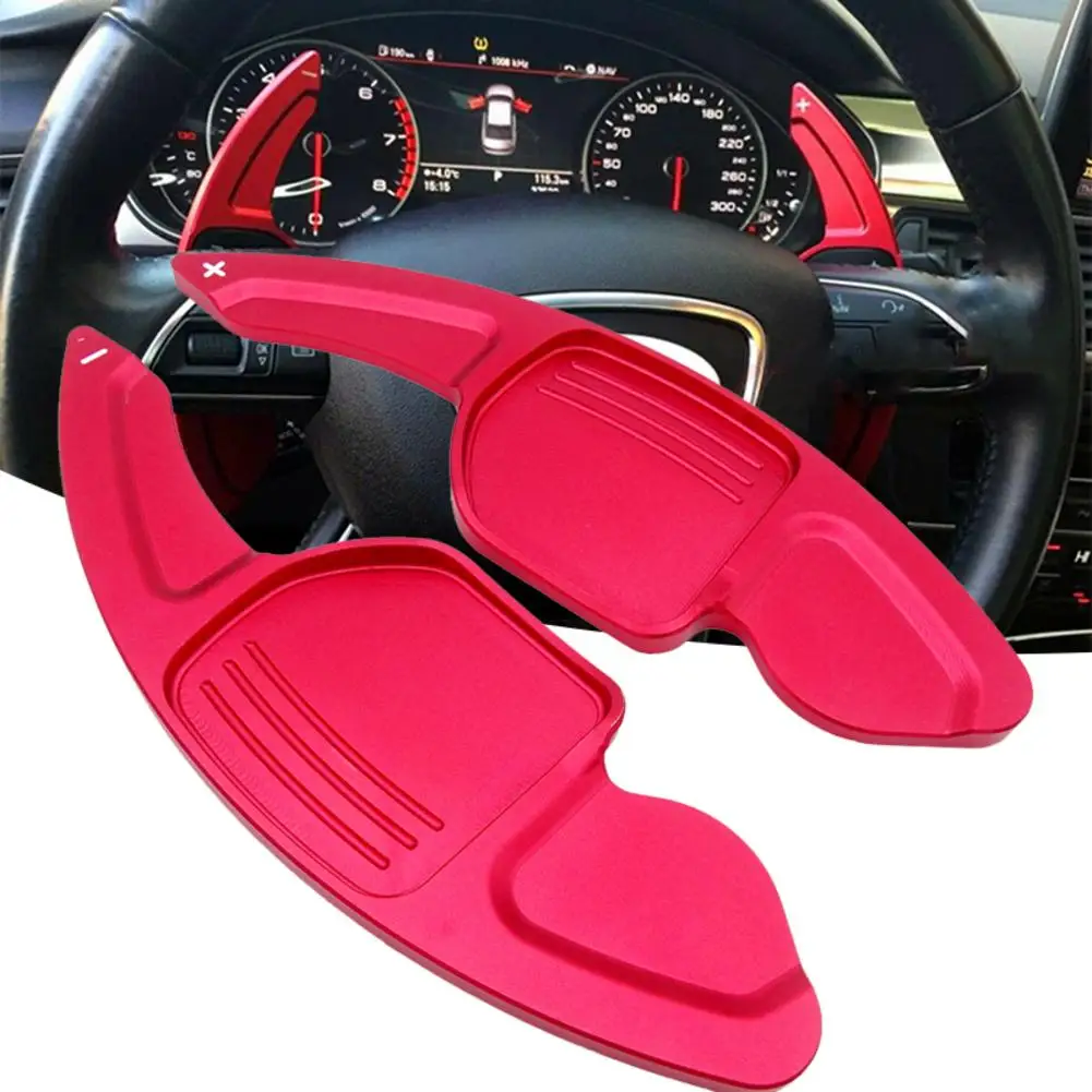 Автомобильные рычаги переключения передач на руль алюминиевые для AUDI A3 S3 A4 S4 B8 A5 S5