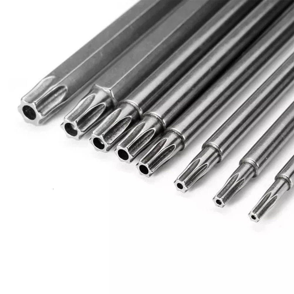 8 шт. отвертка Torx 150 мм Длина Длинная сталь Магнитная безопасность Электрический