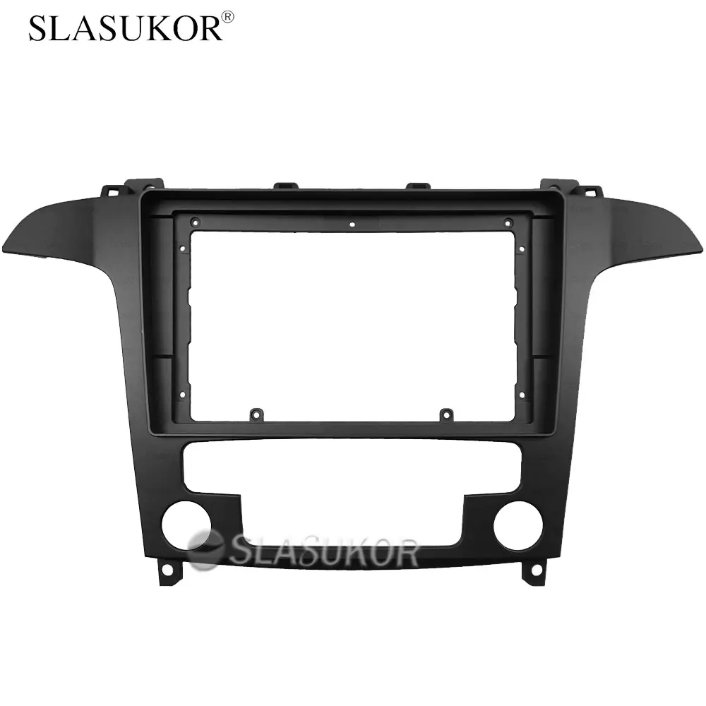 9 INCH Audio Fitting For Ford S-MAX 2006 2007 2008 - 2015 Car Radio Dashboard GPS stereo panel for mounting 2 Din CD DVD frame |