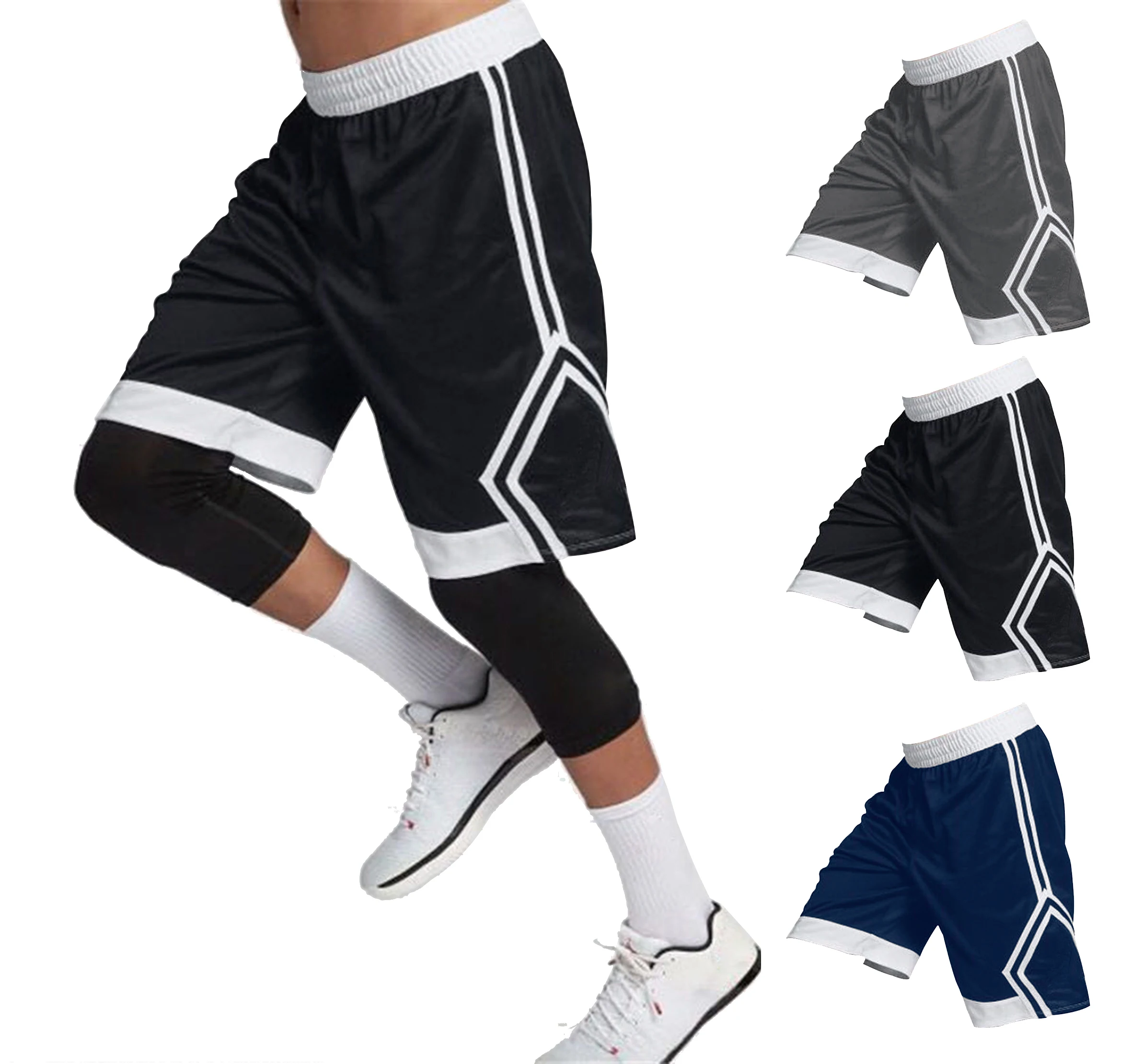 

2021 Men's casual shorts summer new running fitness quick drying trend shorts loose basketball training pants