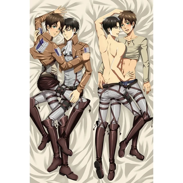 

Anime Attack on Titan Cool Boy Levi Double Sided Pillow Cover Hugging Body Pillowcase Dakimakura Pillow Case cover Xmas Gift