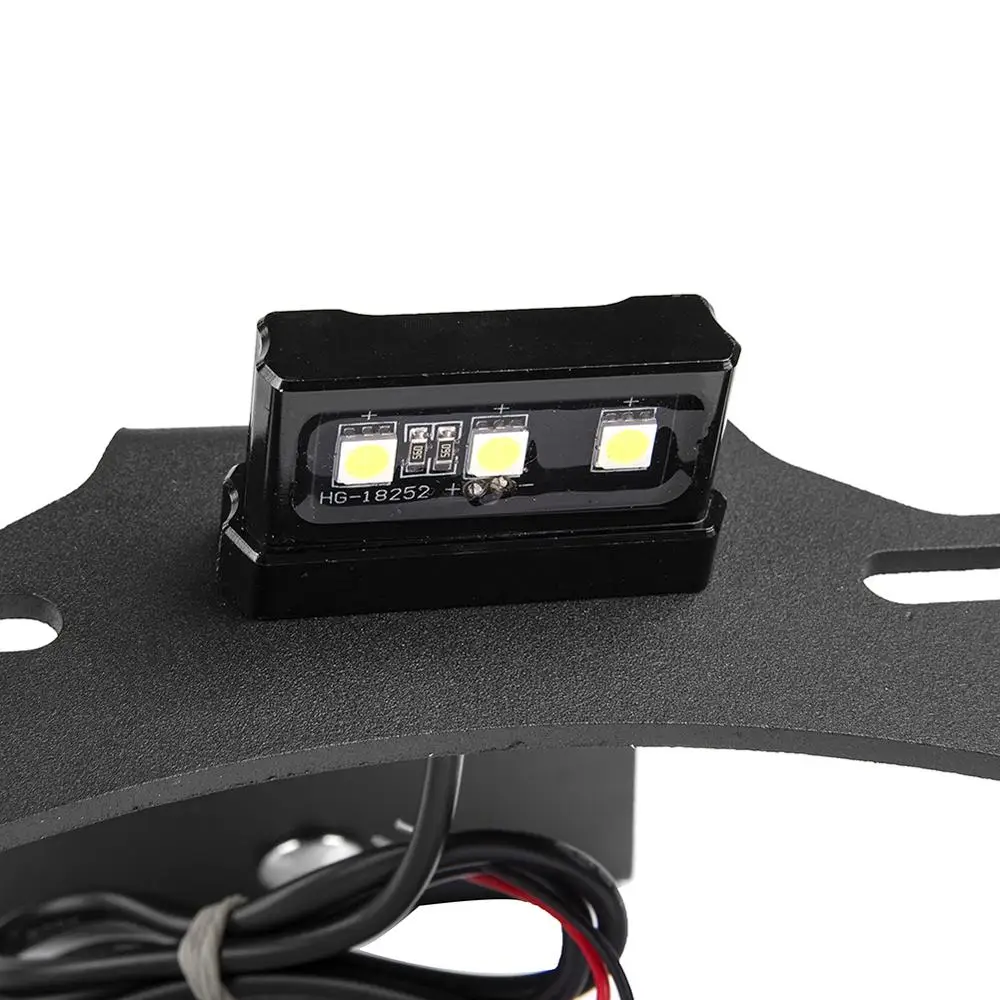 Кронштейн для светодиодного номерного знака мотоцикла держатель Устранитель