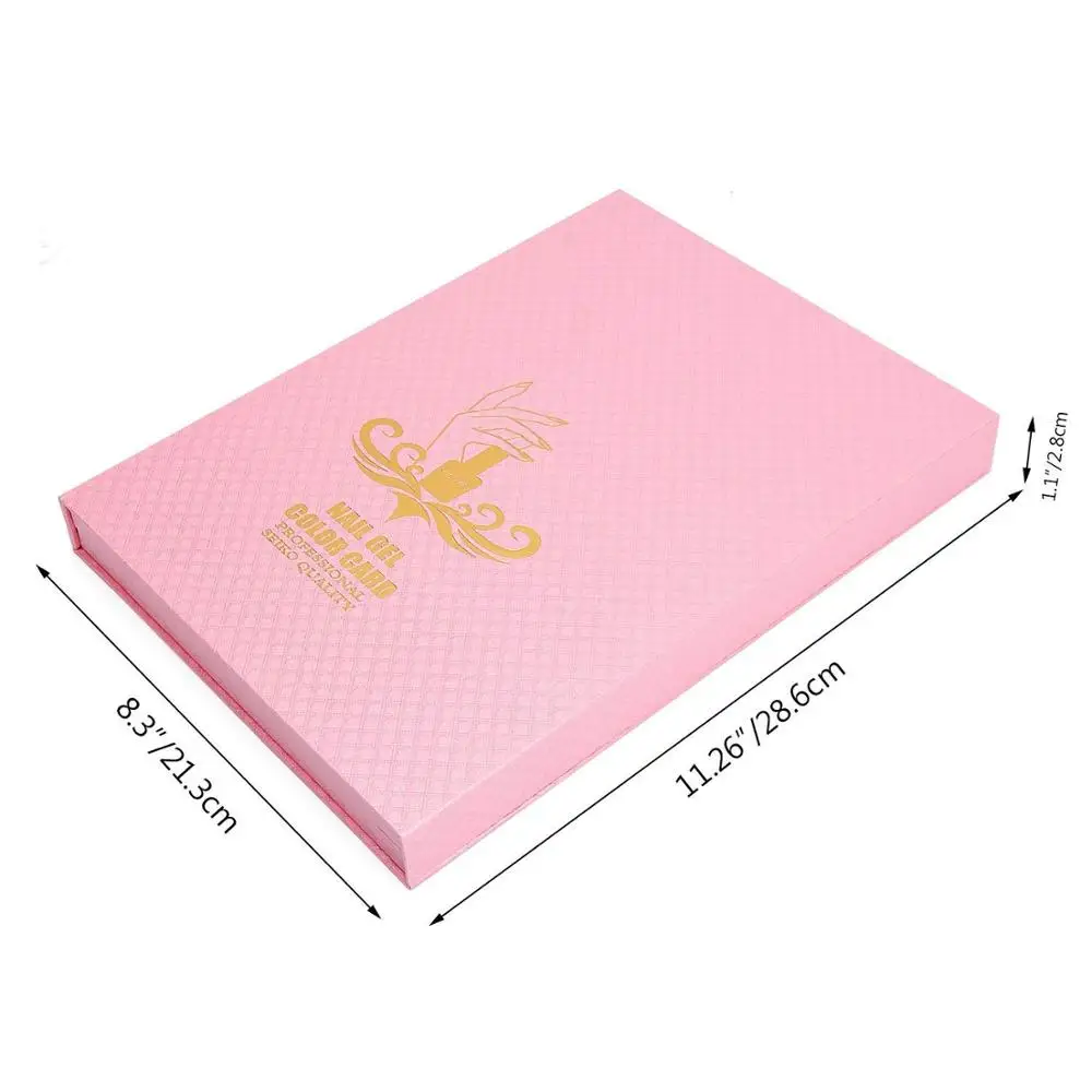 

Professional Model Nail Gel Polish Color Display Box Book Dedicated 216/120 Color Card Chart Painting Manicure Nail Art Tools