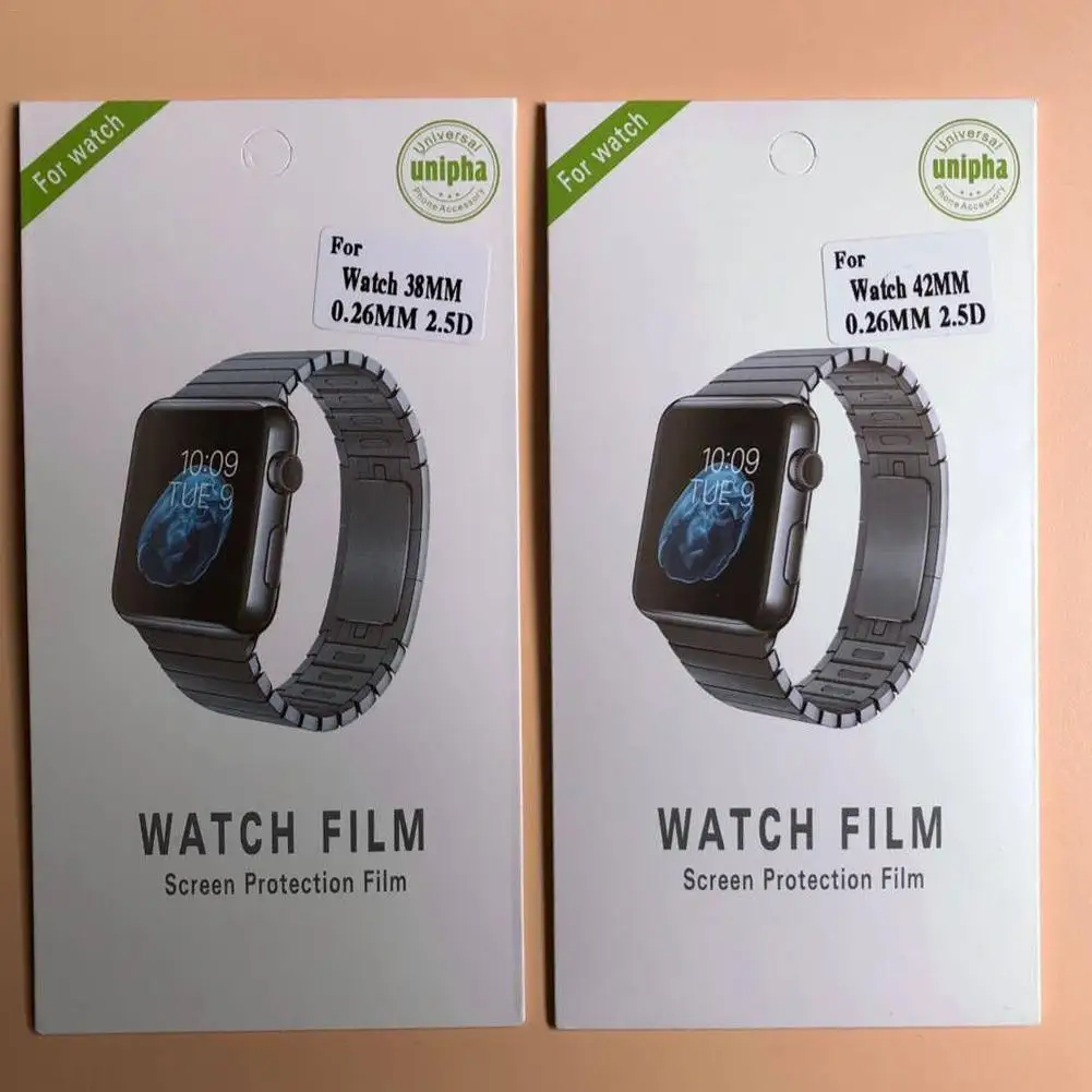 Смарт протектор для часов пленка Apple Watch версии закаленная 38/42 мм смотреть фильм