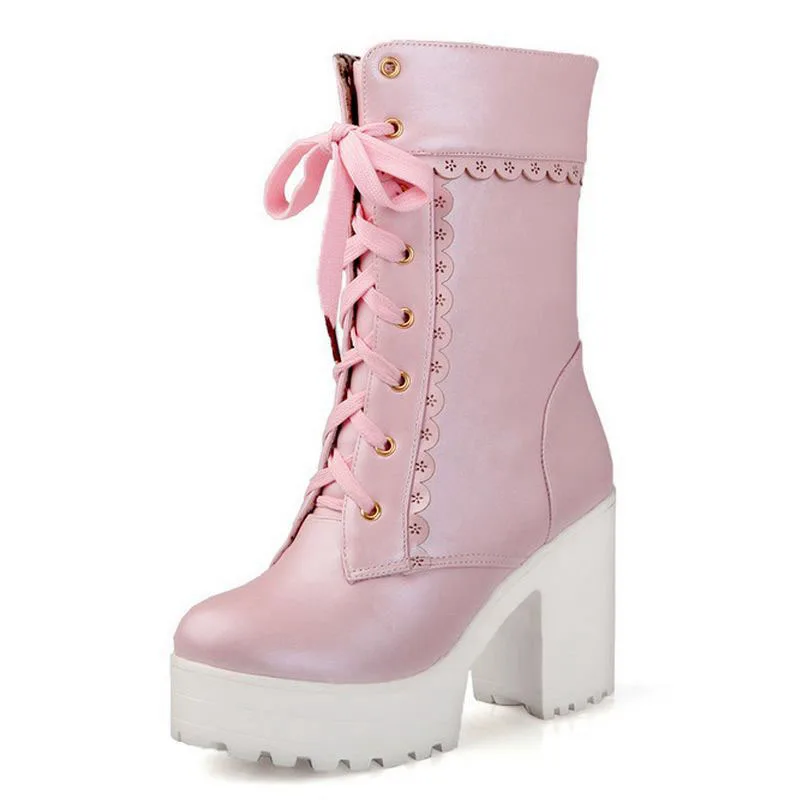 Женские полусапожки на высоком каблуке женские зимние сапожки до середины