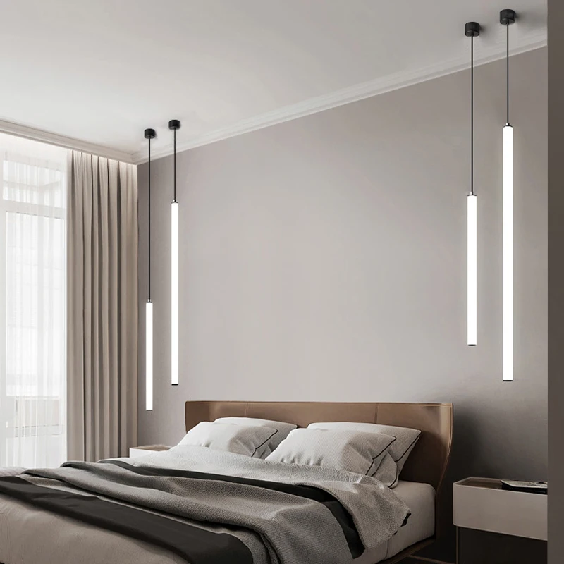 Скидка Светодиодная кухонная люстра, Современный барный Настольный светильник, лампа для столовой, кровати, веревочная лампа, имитация керамики и ...