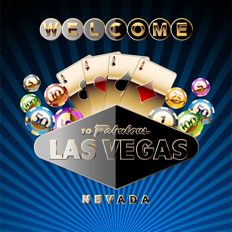 Laeacco Las Vegas фон рулетка кости казино развлечения вечерние баннер фотографии фоны фотосессия Фотостудия - Цвет: NXB04138