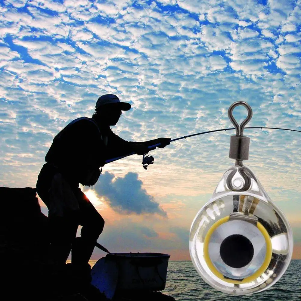 Luya фальшивая приманка светящаяся светодиодная подводная рыболовная лампа