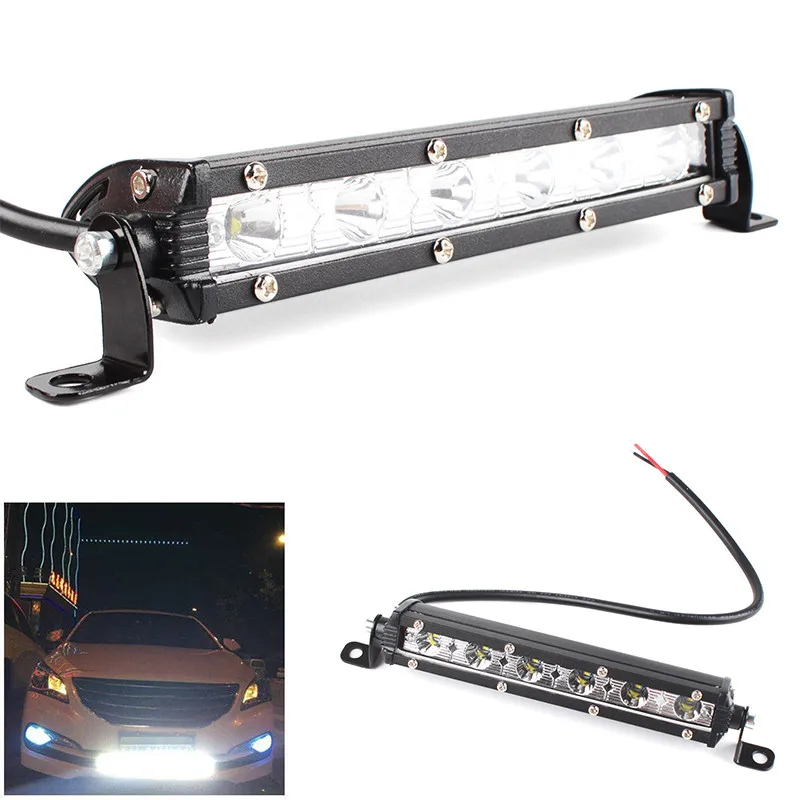 1Pcs 18W 6000K LED IP67 Waterproof Low Consumption High Power Work Light Bar Driving Lamp Fog Off Road SUV Car Boat Truck#270626 |