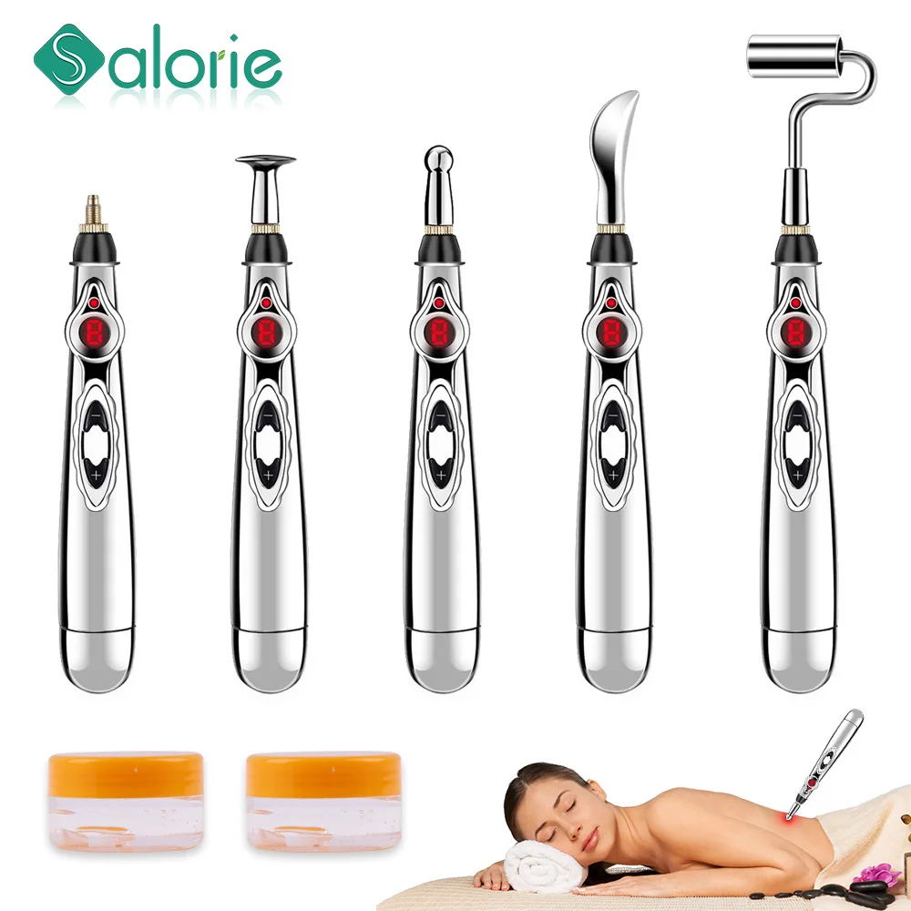 5 в 1 массажер для тела электронная акупунктурная ручка многофункциональная