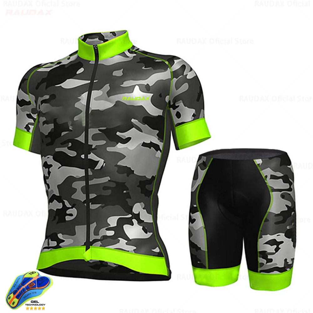 Рубашка для велосипедистов RAUDAX 2021 Pro Team Bike Kit MTB Clothing Men Mountain Wear Clothes Maillot Ropa Ciclismo Triathlon.
