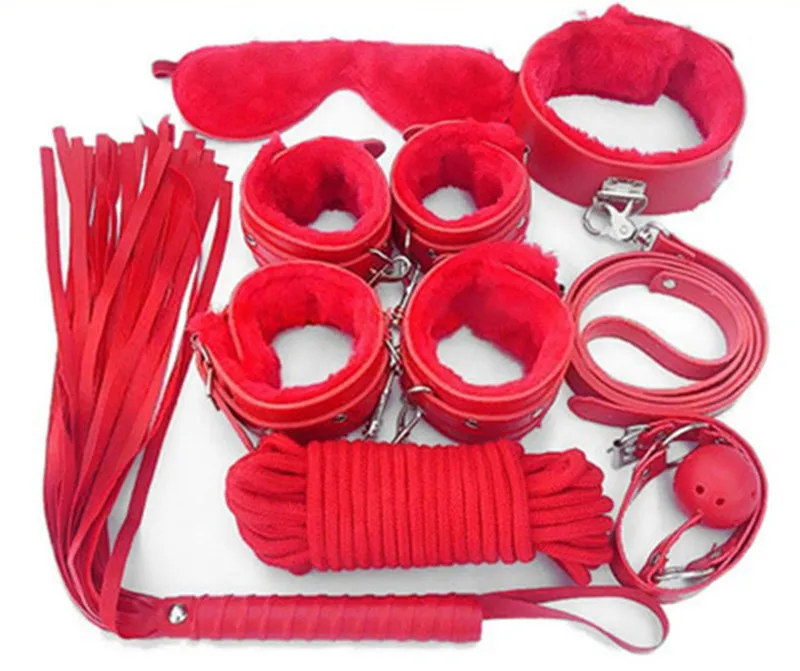 Секс-костюм из 7 предметов утепленные плюшевые кожаные игрушки для взрослых